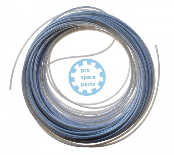 Plastic-hose-tube PA12 4 x 0,5 Silver/Grey
