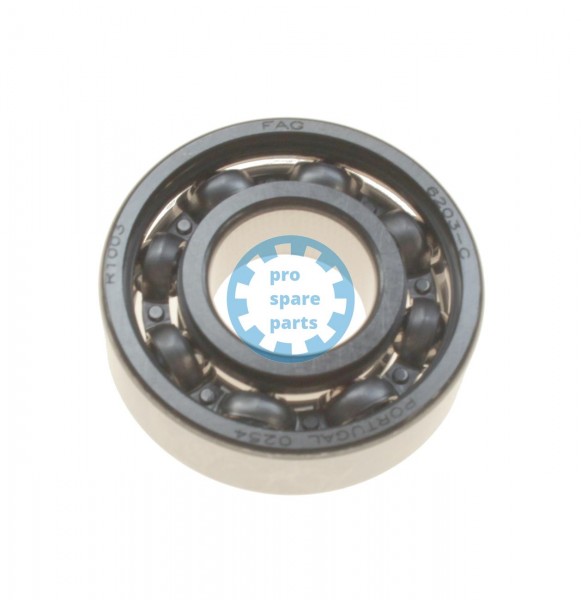 Deep Groove Ball Bearing DIN625 6203 17 X 40X12