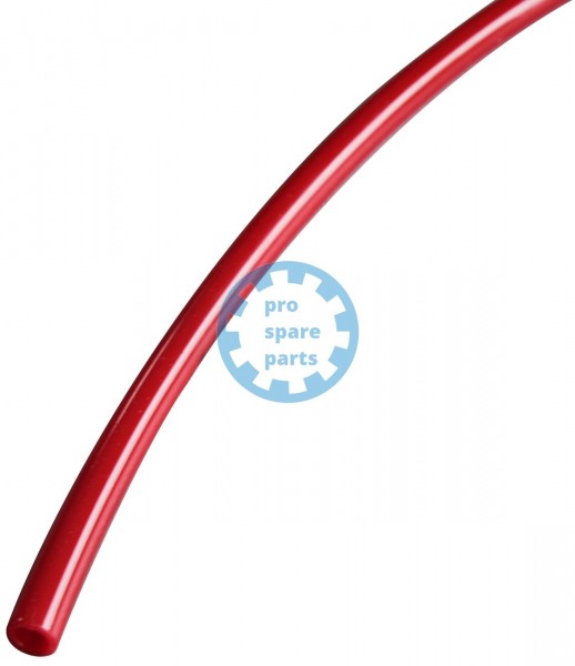 Plastic hose red UN 4 x 0,75